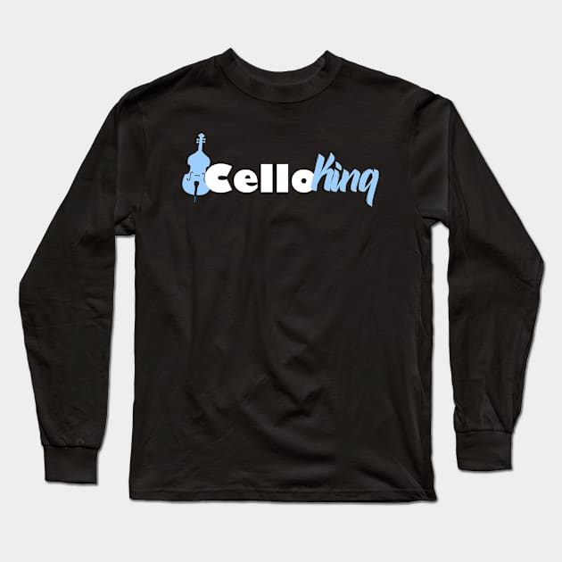 cello king Long Sleeve T-Shirt by Jabinga